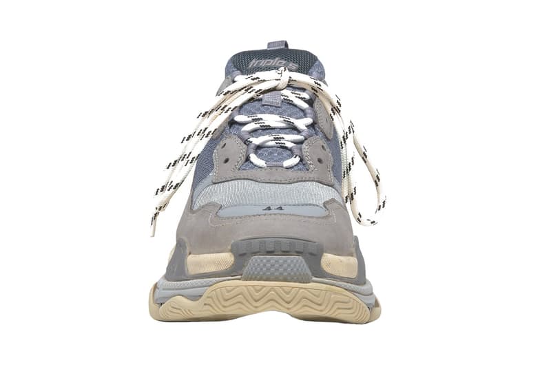 Balenciaga Triple S 全新灰色配色再度上架