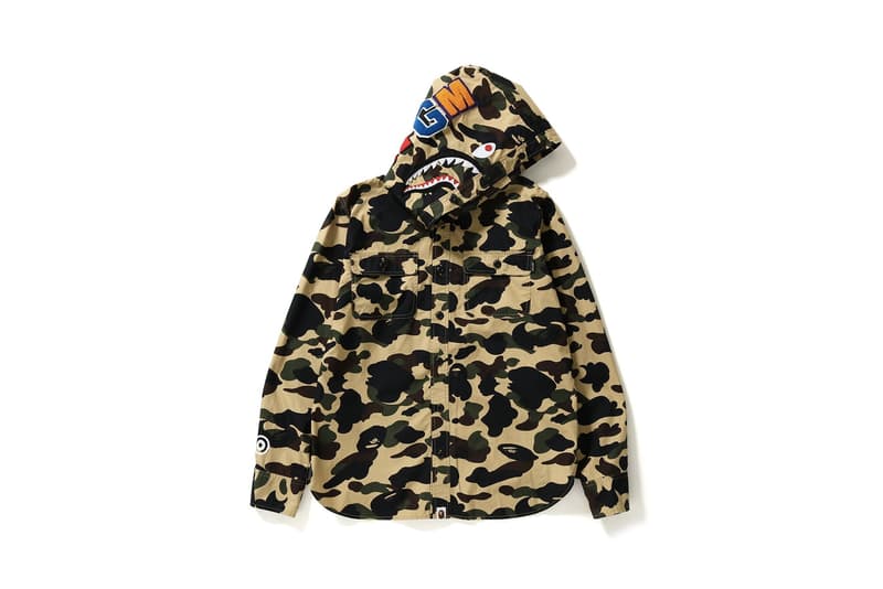 BAPE 推出全新 Hooded Camo Shirts 系列