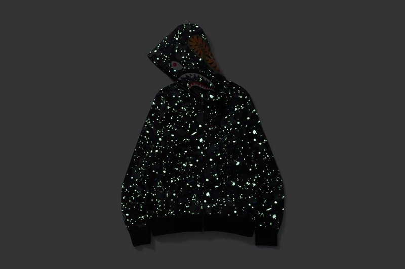 BAPE 全新「Space Camo」Shark Hoodie 即將上架