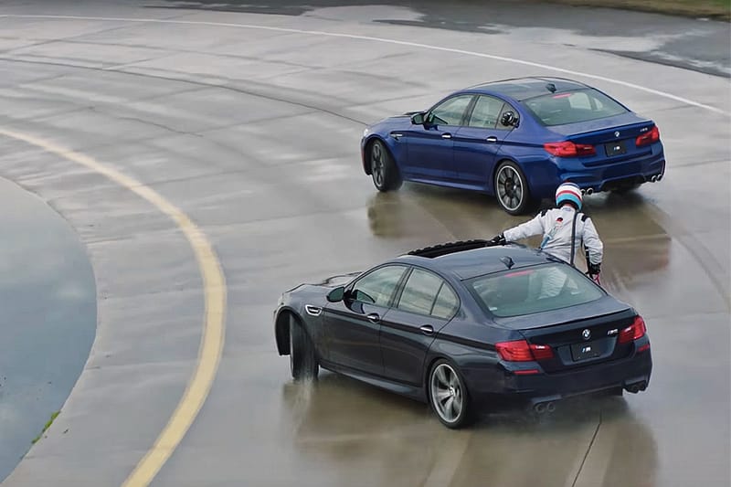 一入彎、拉一拉手制？BMW M5 飄移 8 小時破健力士紀錄