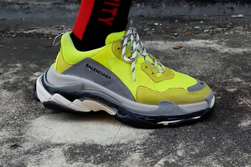 近賞 Balenciaga 最新 2018 春夏 Triple S 鞋款設計