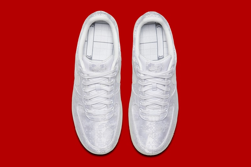 CLOT x Nike Air Force 1「白絲綢」官方圖片正式揭曉