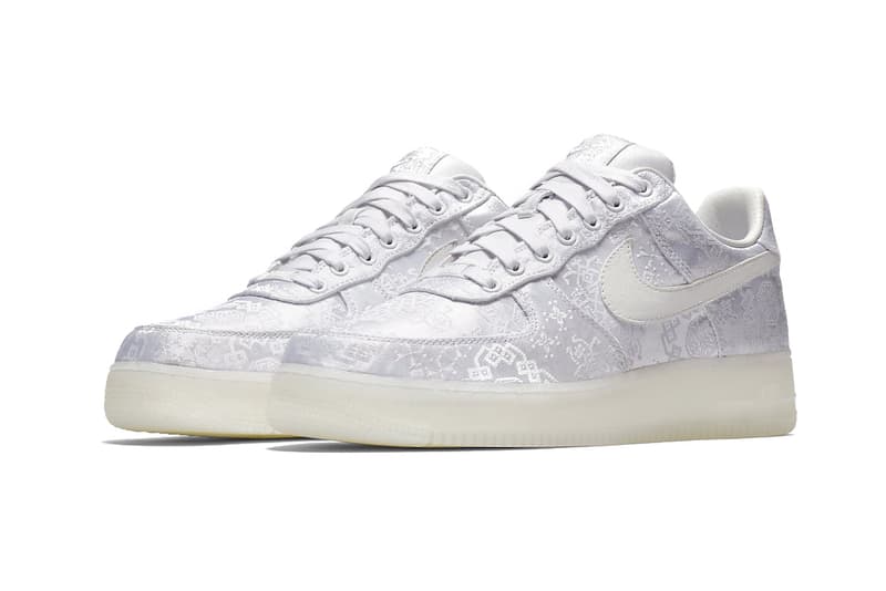 CLOT x Nike Air Force 1「白絲綢」官方發售信息公開