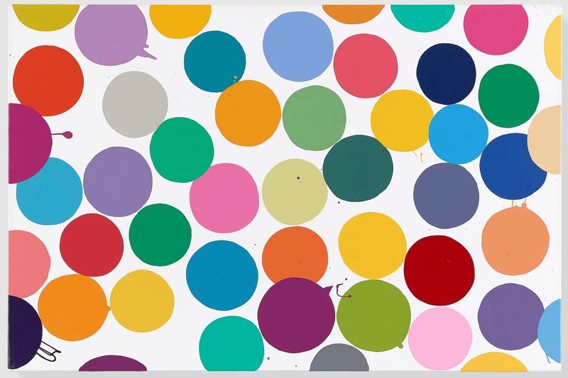 Damien Hirst 將展出全新版本的「Spot Paintings」彩色波點新作