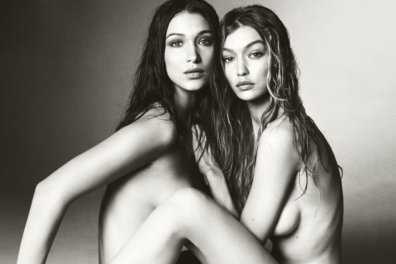 尺度大解禁－Hadid 姐妹全裸登上 3 月號英國《Vogue》雜誌