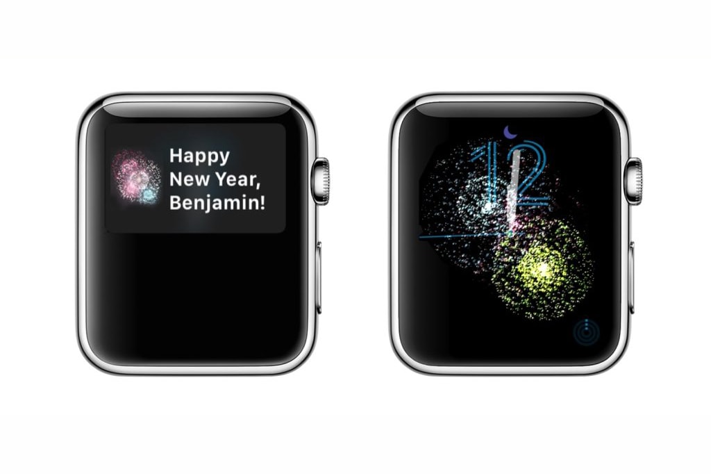 Apple Watch 特意在新一年為用戶送上「煙花」作慶祝