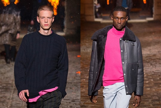 螢光粉紅哲學-Hermès 2018 秋冬男裝系列