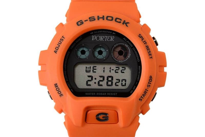 PORTER x G-SHOCK 2018 年別注 DW-6900 手錶香港上架情報