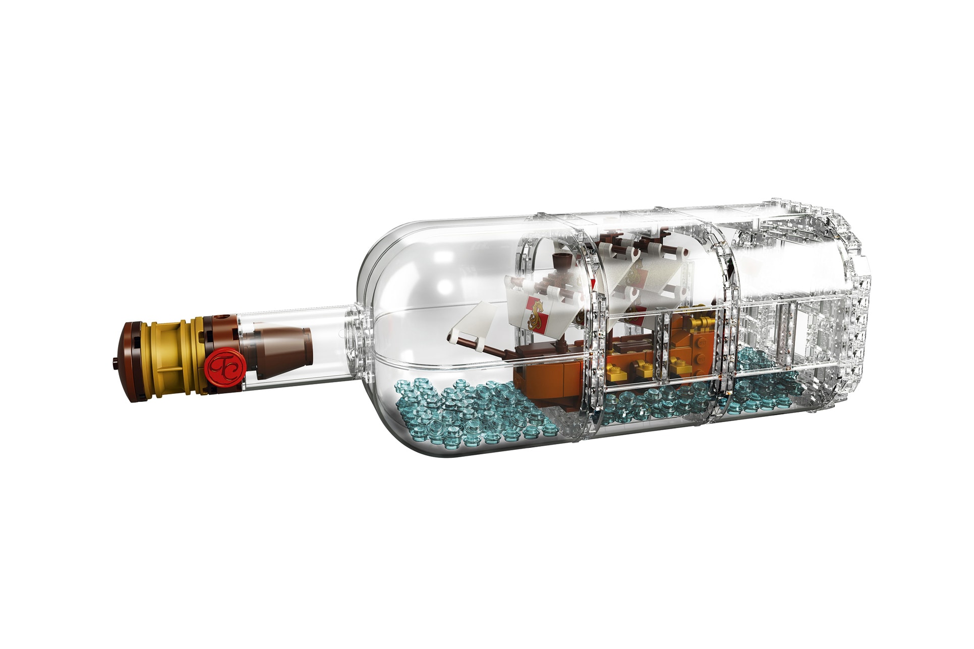創意成真－LEGO 下月推出 Ideas 系列的「瓶中船」