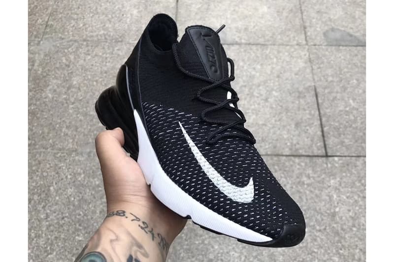 搶先預覽 Nike 全新鞋款 Air Max 270 Flyknit 黑白配色