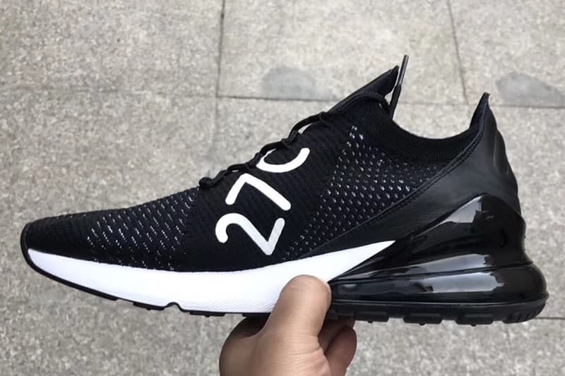 搶先預覽 Nike 全新鞋款 Air Max 270 Flyknit 黑白配色