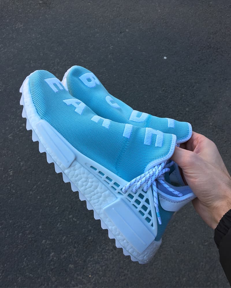 Pharrell x adidas Originals Hu NMD 全新天藍配色諜照曝光