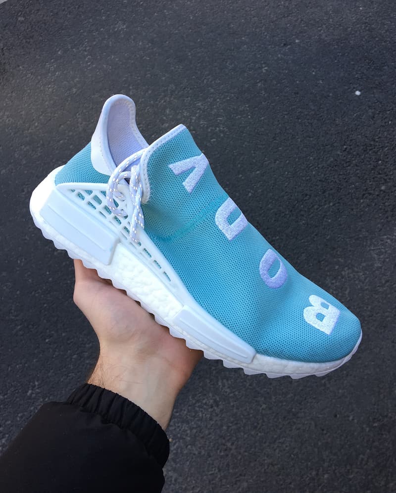 Pharrell x adidas Originals Hu NMD 全新天藍配色諜照曝光