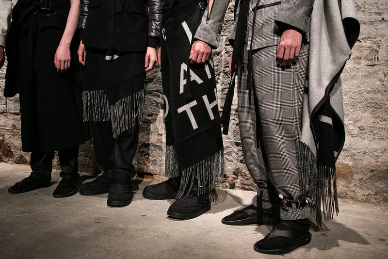 走進 TAKAHIROMIYASHITATheSoloist. 於 Pitti Uomo 2018 秋冬發佈會後台