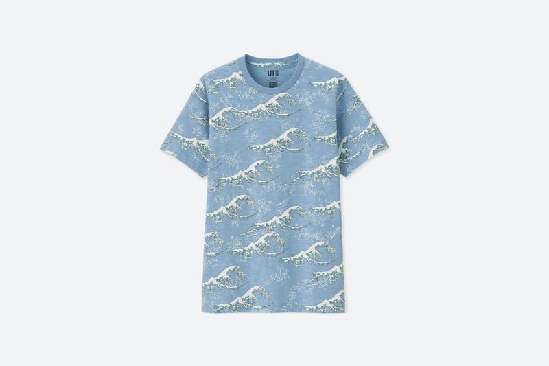 UNIQLO UT x 葛飾北齋「Hokusai Blue」別注系列上架