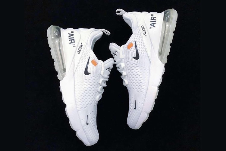 Virgil Abloh x Nike Air Max 270 聯乘鞋款搶先曝光?!