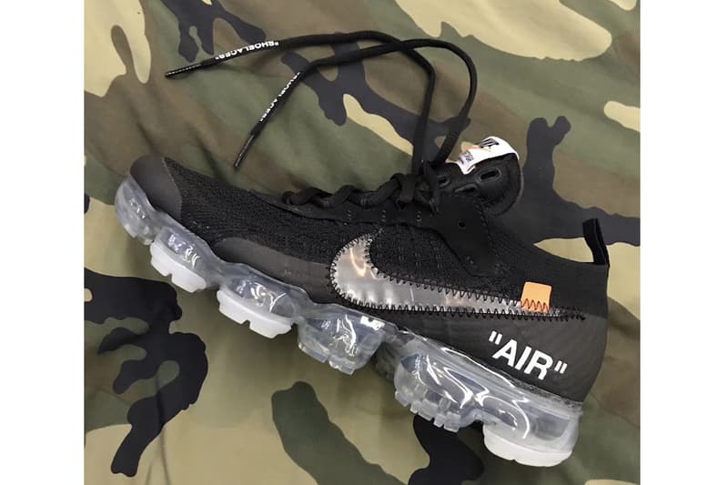 Virgil Abloh x Nike Air VaporMax 2018 黑色版本最新圖輯一覽