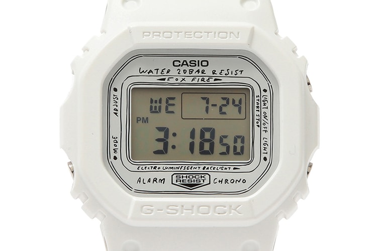 手繪文字錶盤!G-Shock x ⻑場雄別注錶款「DW-5600YU」