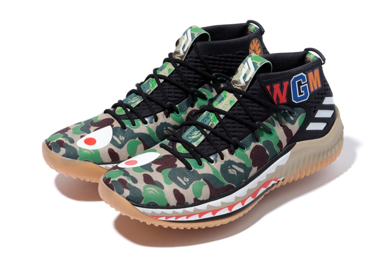 adidas by BAPE® Damian Lillard 4 聯乘鞋款香港區發售情報