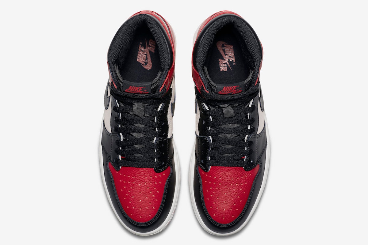 Air Jordan 1 全新「Bred Toe」配色官方圖片釋出