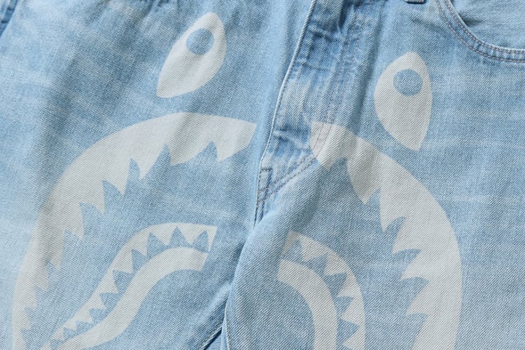 BAPE 推出 2008 TYPE-05「Shark Damaged」牛仔褲