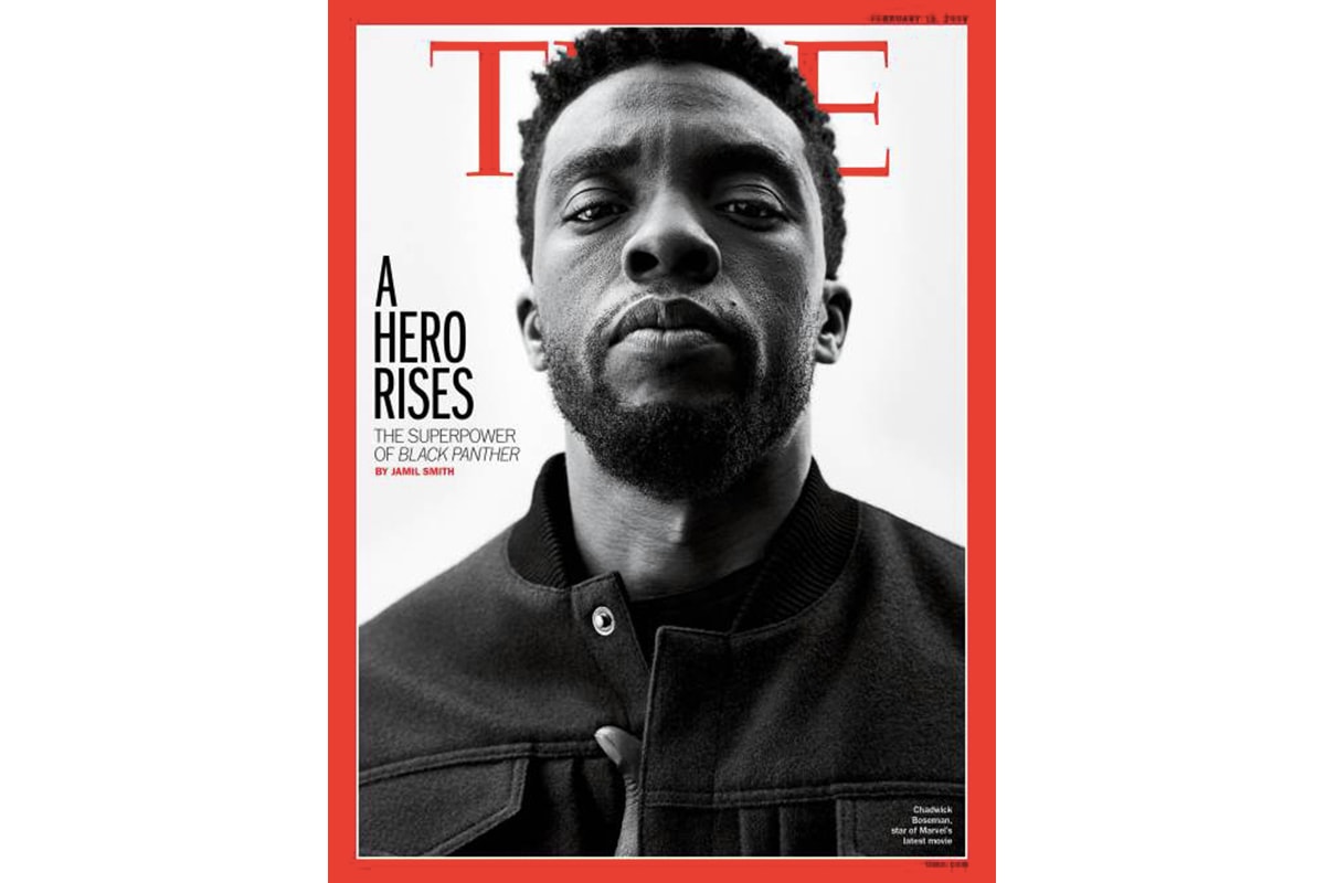 歷史性一刻！《黑豹》男主角 Chadwick Boseman 登上《TIME》雜誌封面