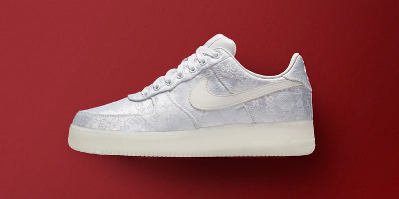 CLOT x Nike Air Force 1「白絲綢」即將再次上架| HYPEBEAST