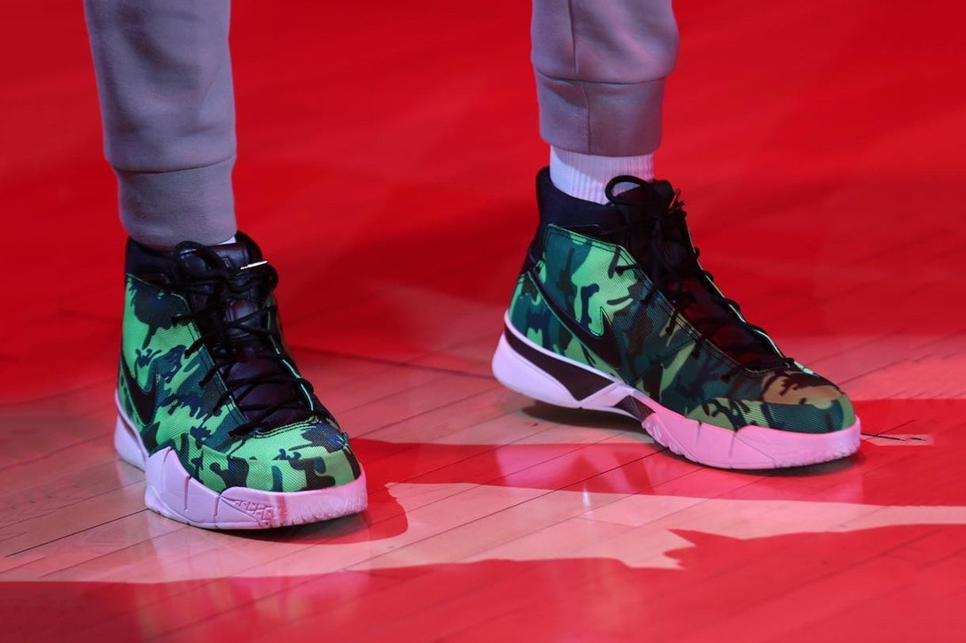 「字母哥」Giannis Antetokounmpo 穿上隱藏版 UNDEFEATED x Nike Kobe 1 Protro 配色