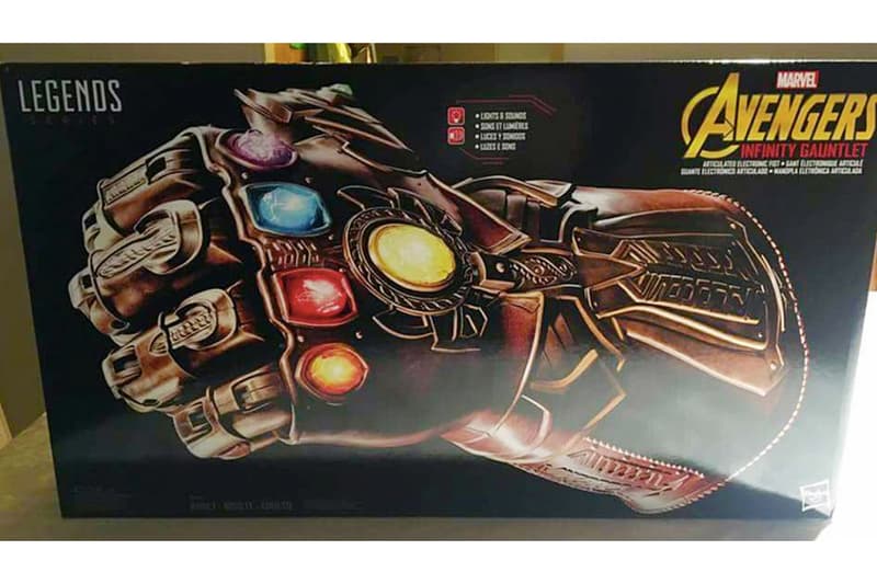 《Avengers: Infinity War》最強周邊!Hasbro 還原度極高之 1:1 無限手套玩具實物流出圖!