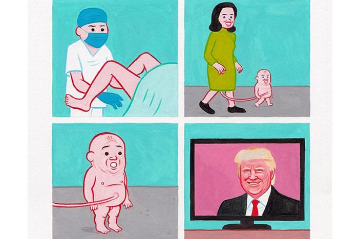 逾 10 萬人讚好 - Joan Cornellà 新作諷刺 Donald Trump