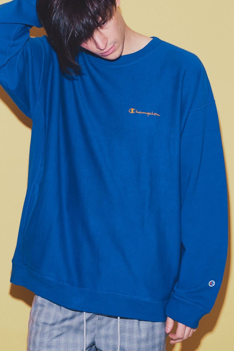 monkey time x Champion 推出 Reverse Weave 衛衣