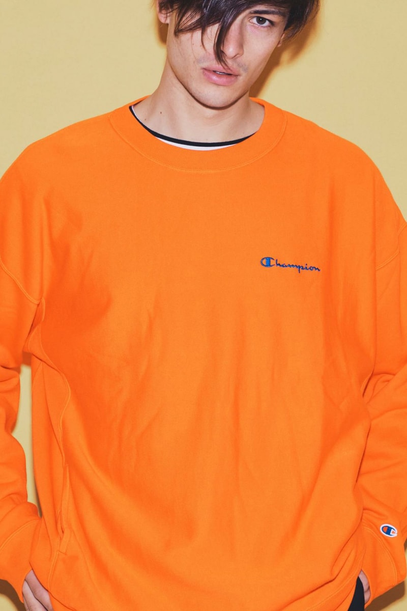monkey time x Champion 推出 Reverse Weave 衛衣