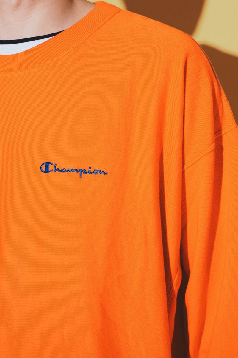 monkey time x Champion 推出 Reverse Weave 衛衣