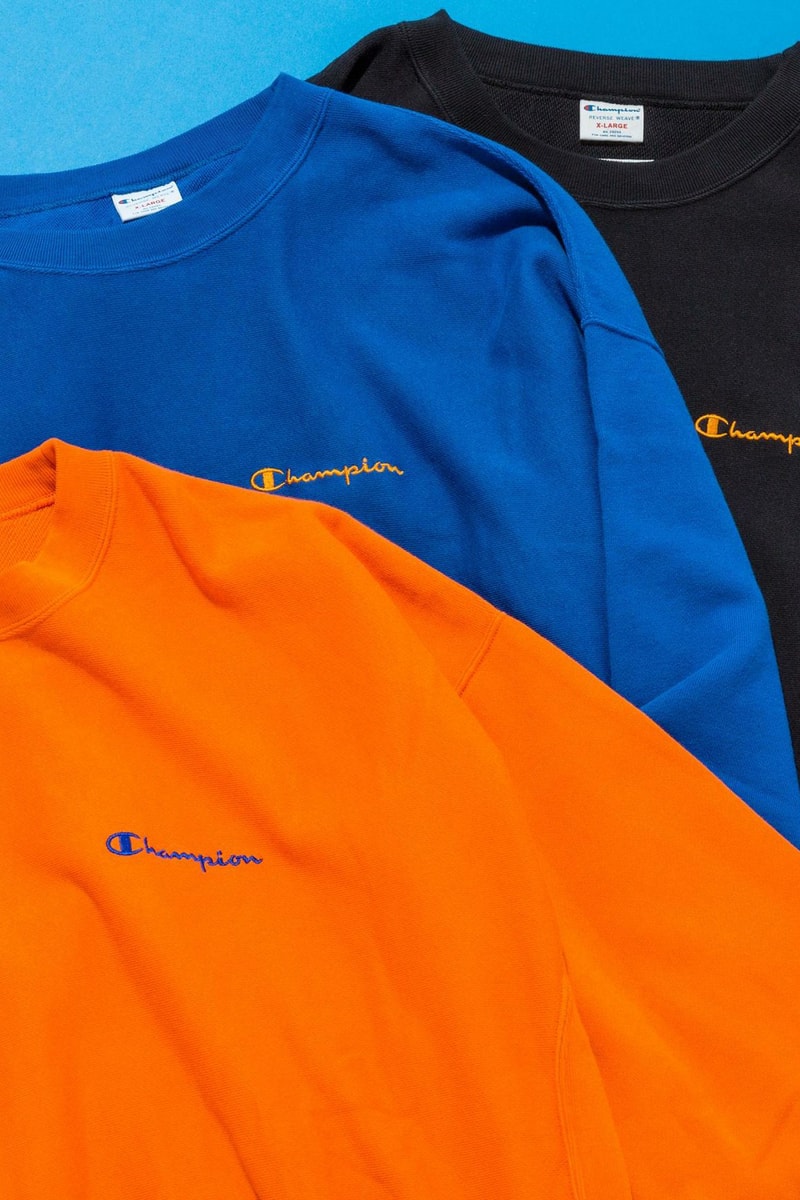 monkey time x Champion 推出 Reverse Weave 衛衣