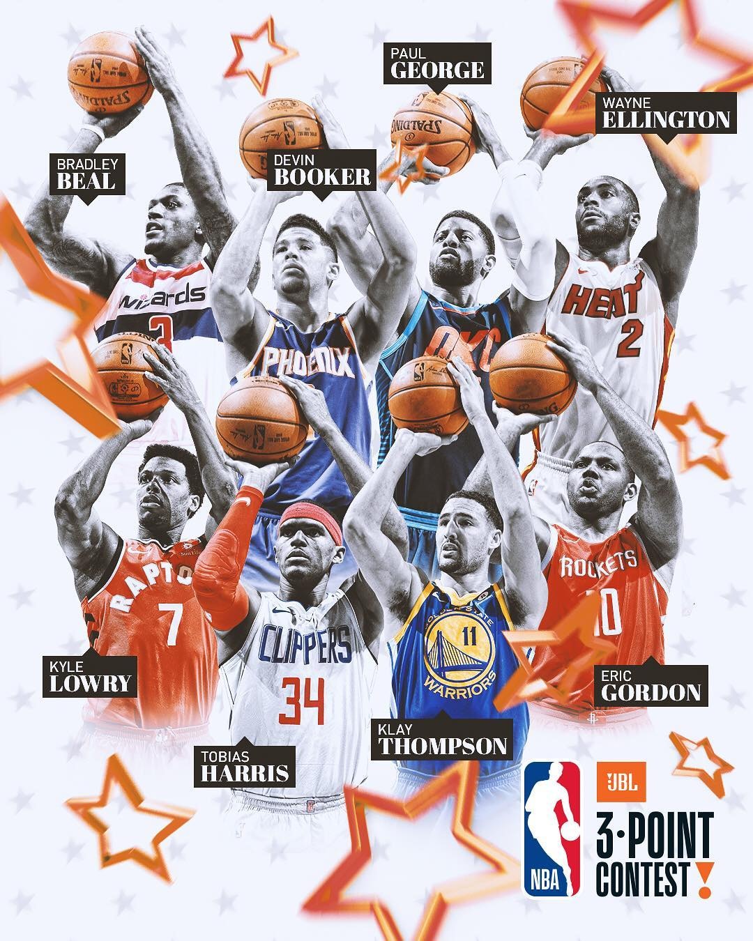 2018 NBA 全明星扣籃大賽及三分大賽名單公佈