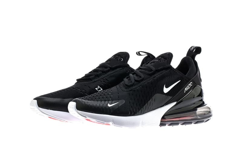 Nike Air Max 270 全新黑白鞋款發售日期公佈
