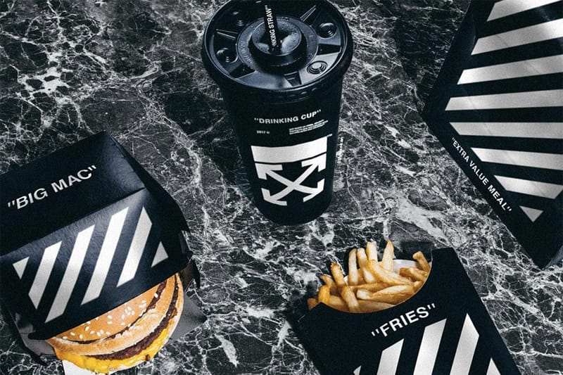 Off-White™ x McDonald's「黑魂」客製聯乘設計