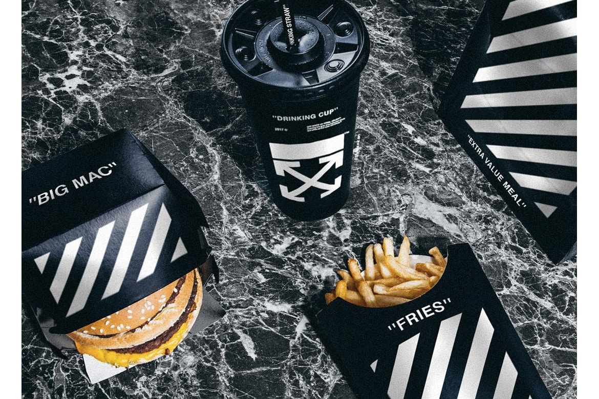 Off-White™ x McDonald's「黑魂」客製聯乘設計
