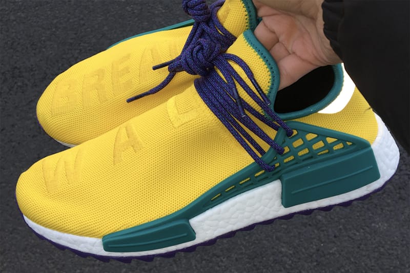 Pharrell x adidas Originals Hu NMD 全新黃色鞋款曝光