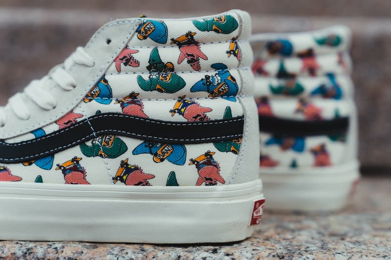 近賞《SpongeBob SquarePants》x Vans Sk8-Hi 及 Slip On 聯名鞋款