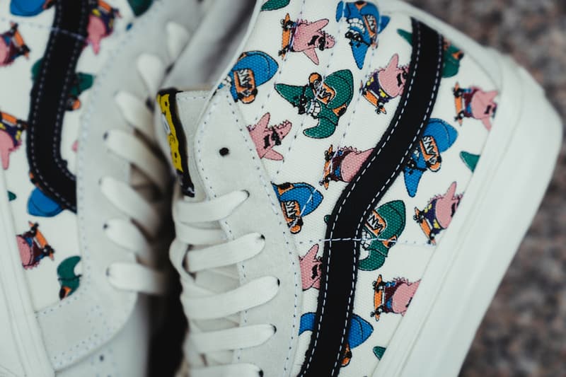 近賞《SpongeBob SquarePants》x Vans Sk8-Hi 及 Slip On 聯名鞋款