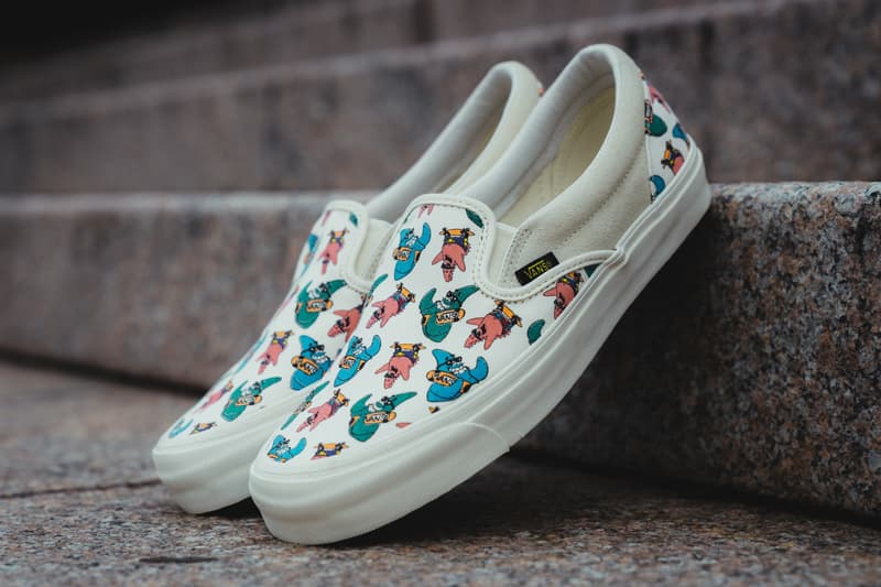 近賞《SpongeBob SquarePants》x Vans Sk8-Hi 及 Slip On 聯名鞋款