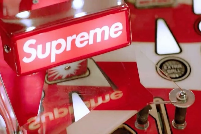 Supreme x Stern Pinball 聯乘彈球機曝光