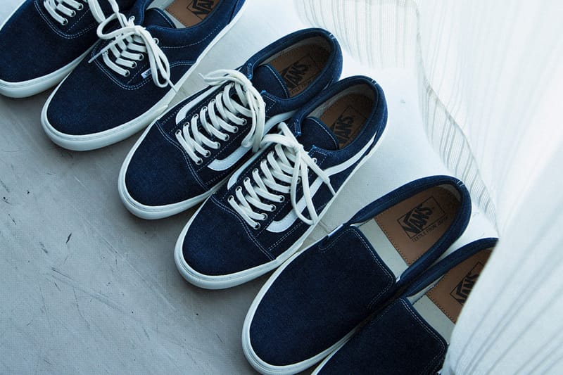 Vans「Japan Fabrics Collection 」日本製布料系列藍染第一彈