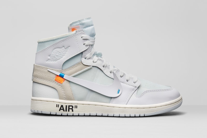 Virgil Abloh x Air Jordan 1 白色版官方圖片及發售信息揭曉