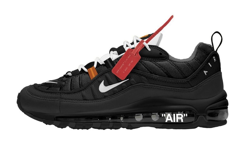 Virgil Abloh x Nike Air Max 98 客製聯乘鞋款一覽