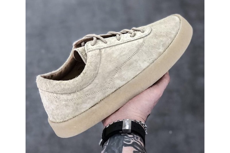 YEEZY 最新成員 Chalk Thick Snaggy Suede Crepe Sneaker 近覽圖輯
