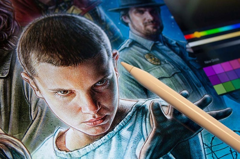 一同追蹤《Stranger Things》海報繪師 Kyle Lambert