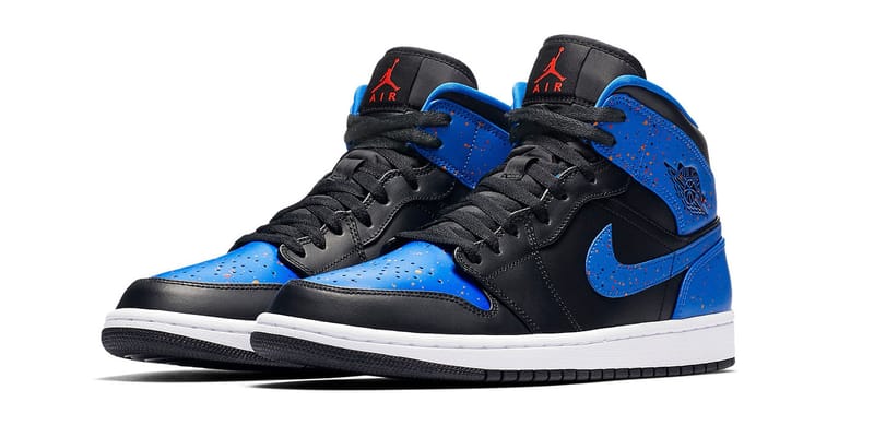 jordan 1 royal paint splatter