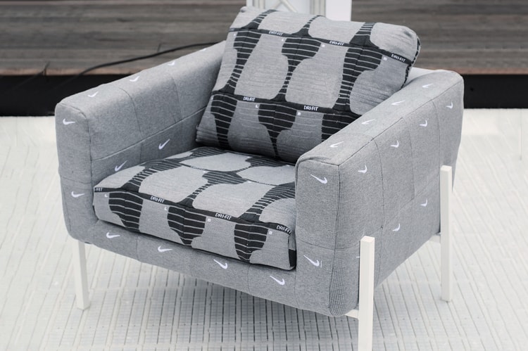 ALCH 使用 Nike DRI-FIT 運動襪打造特製沙發